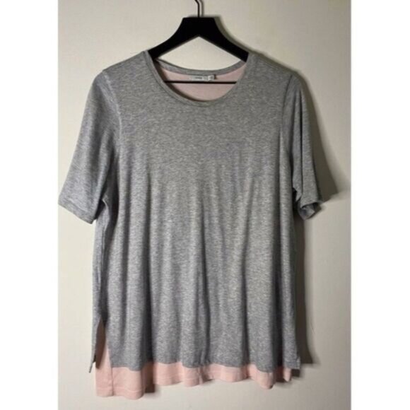 Vince Tops - Vince Layered Short Sleeve Tee Size M